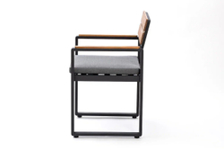 Обеденный стул из алюминия TOPA