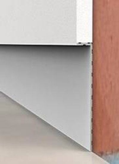 Плинтус из алюминия анодированного под гипсокартон Euroline ВРЛ70 АС