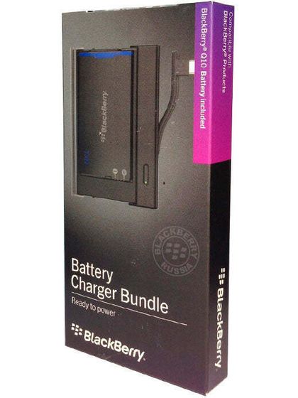 BlackBerry Зарядное устройство и батарея BlackBerry Q10 Battery Charger Bundle