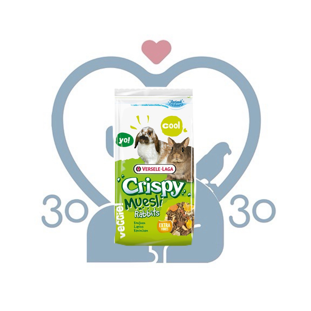 Crispy Muesli Rabbits полноценный корм д/кроликов 400гр,