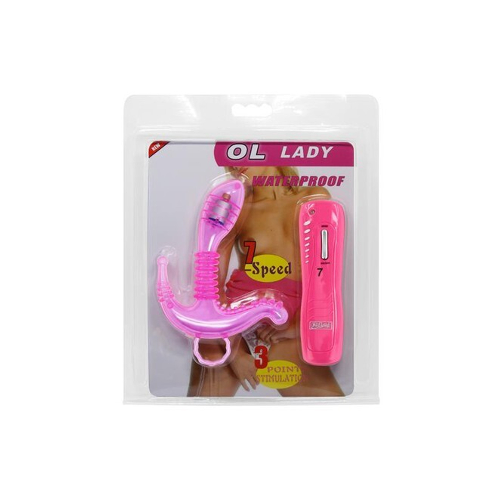 Стимулятор для женщин OL Lady (7 режимов) 070617-17 (Цвет: розовый)