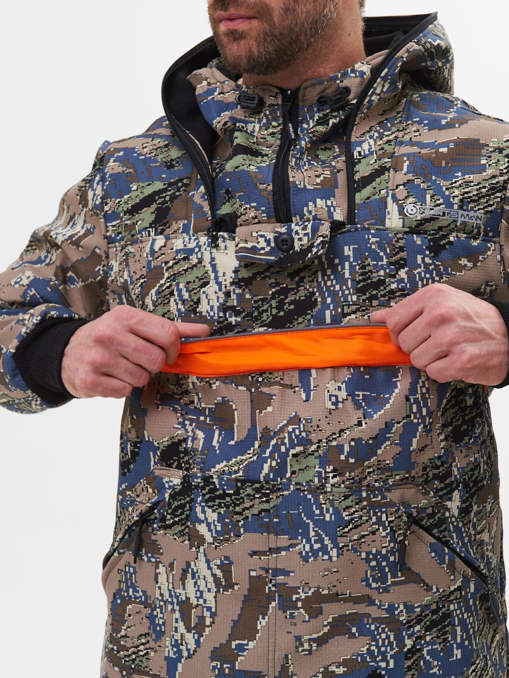 Костюм демисезонный Антигнус-Люкс ткань Смесовая Микро-РипСтоп/Бондинг цвет Лабиринт