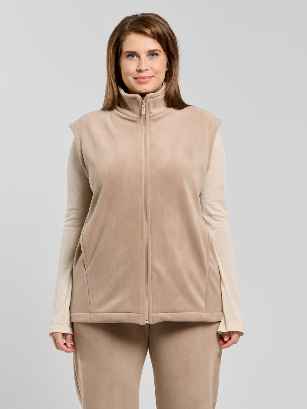 Толстовка (жилетка) Блик-3 Виотекс БЕЖЕВЫЙ