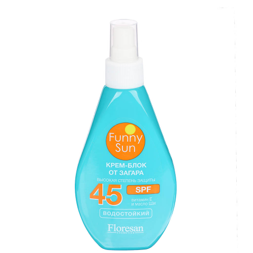 Крем-блок от загара Floresan SPF 45, 160мл