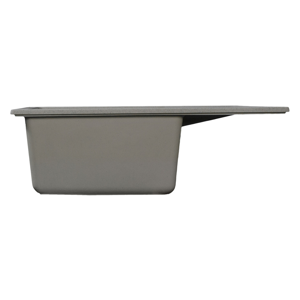 Мойка ML-GMS115 СТАНДАРТ с крылом, темно-серый (309), 645*505*190мм