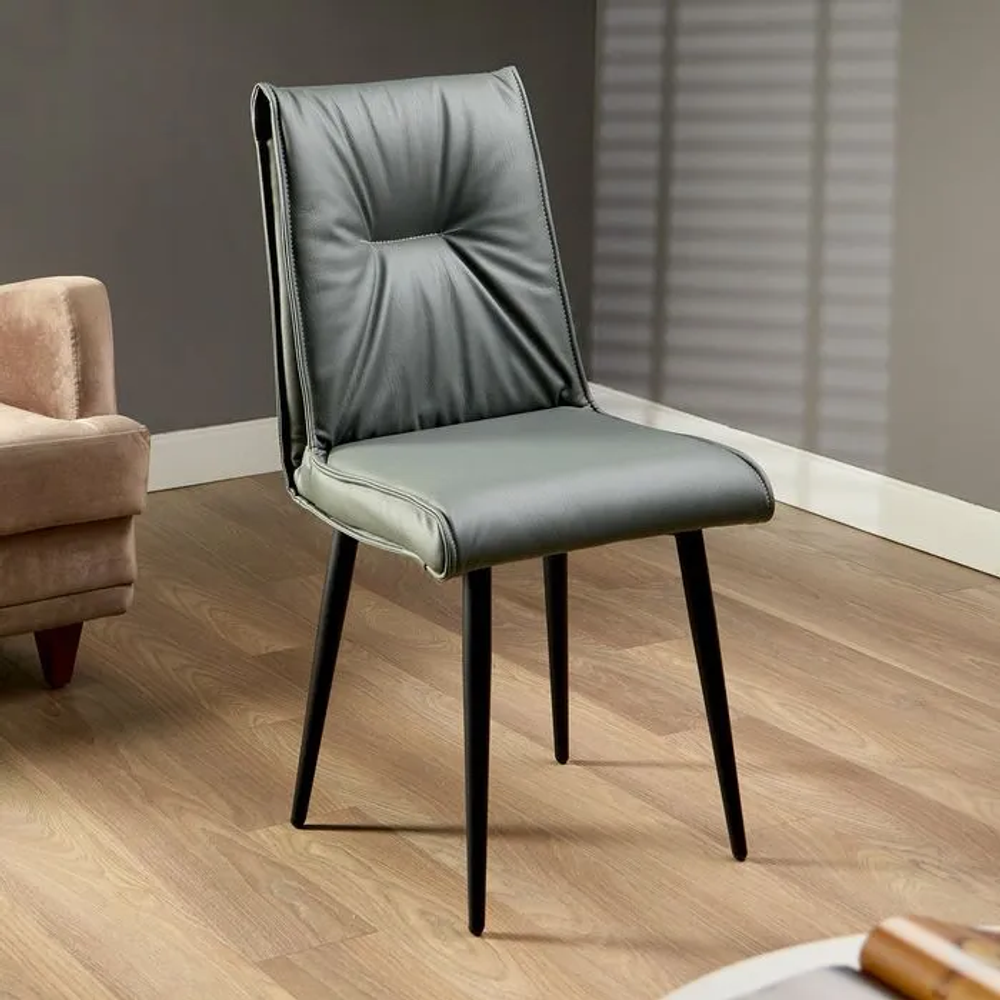 Стул Сенатор кожа Олива