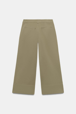 ZARA ДЖИНСОВЫЕ КЮЛОТЫ Z1975, ХАКИ