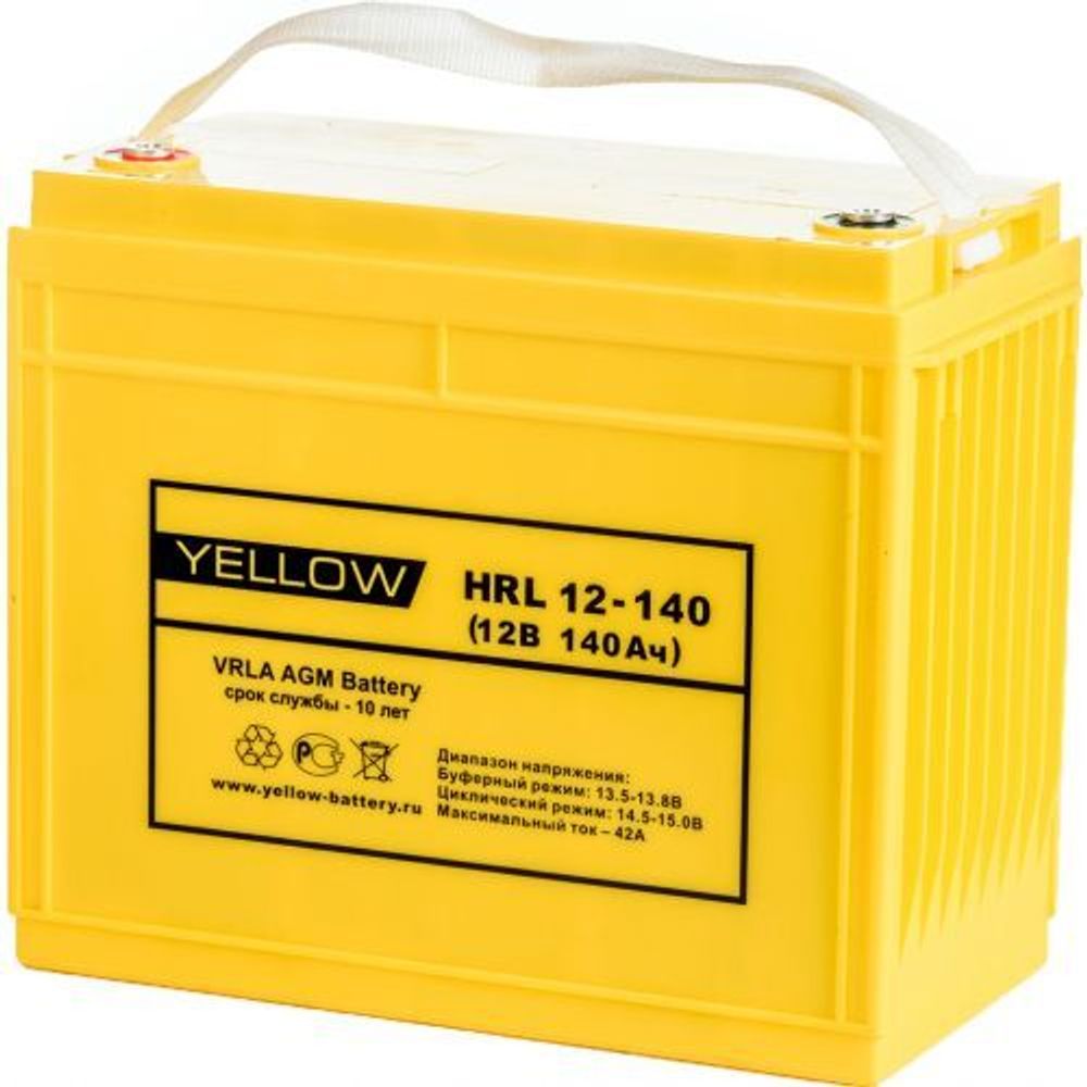 Аккумулятор YELLOW HRL 12-140