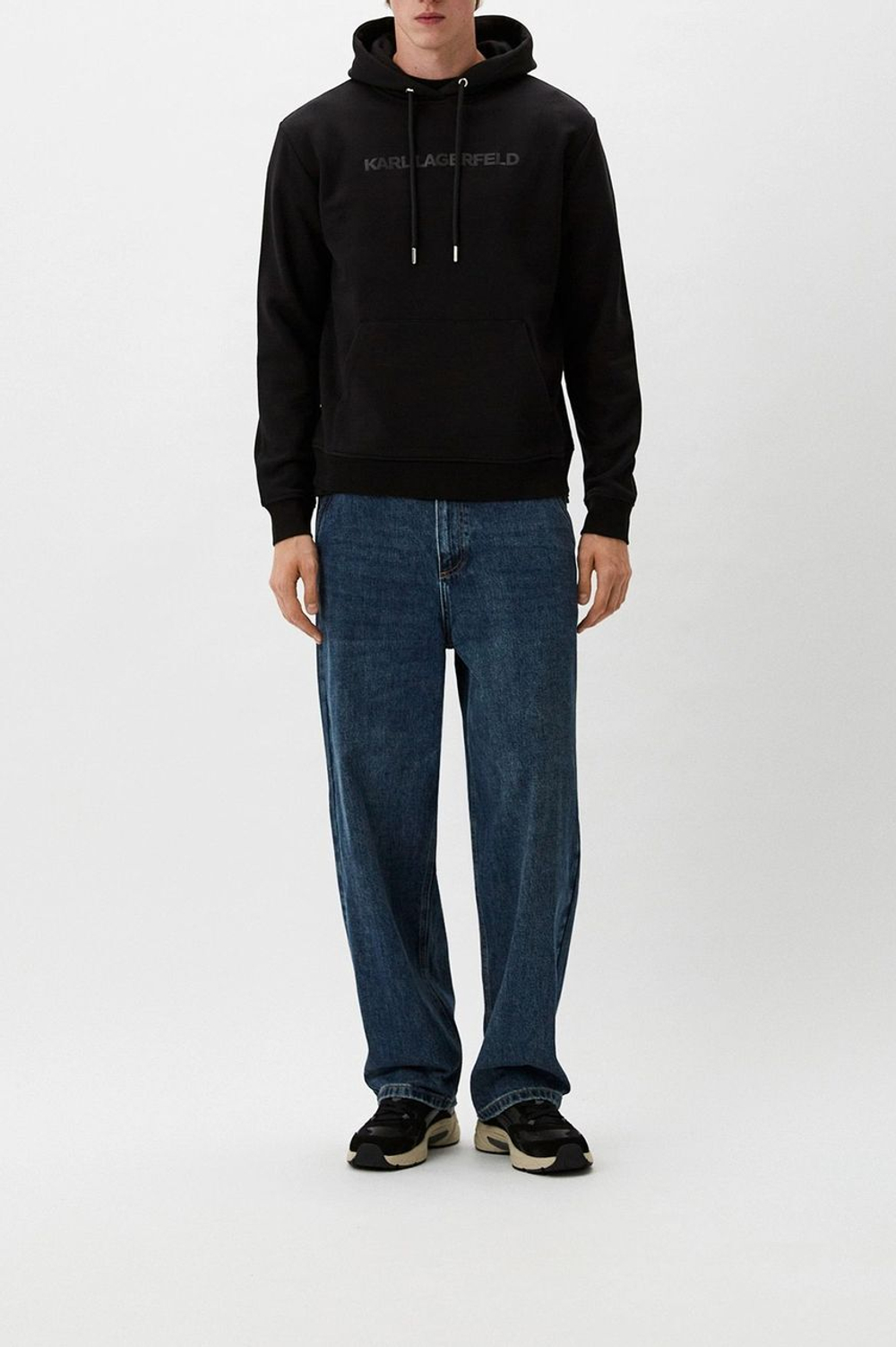 Худи LAGERFELD 521900 черный лого