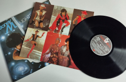 Винтажная виниловая пластинка LP Boney M Nightflight To Venus (Germany 1978) Postcards