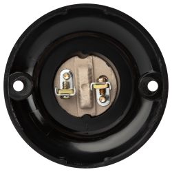 Патрон ЭРА Е27 потолочный бакелит без наклейки групповая упаковка 50 шт