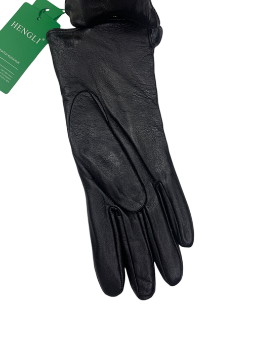 Перчатки. Женские. Материал верха: Кожаные. Подклад: Плюш-флис. 5 шт в упаковке.