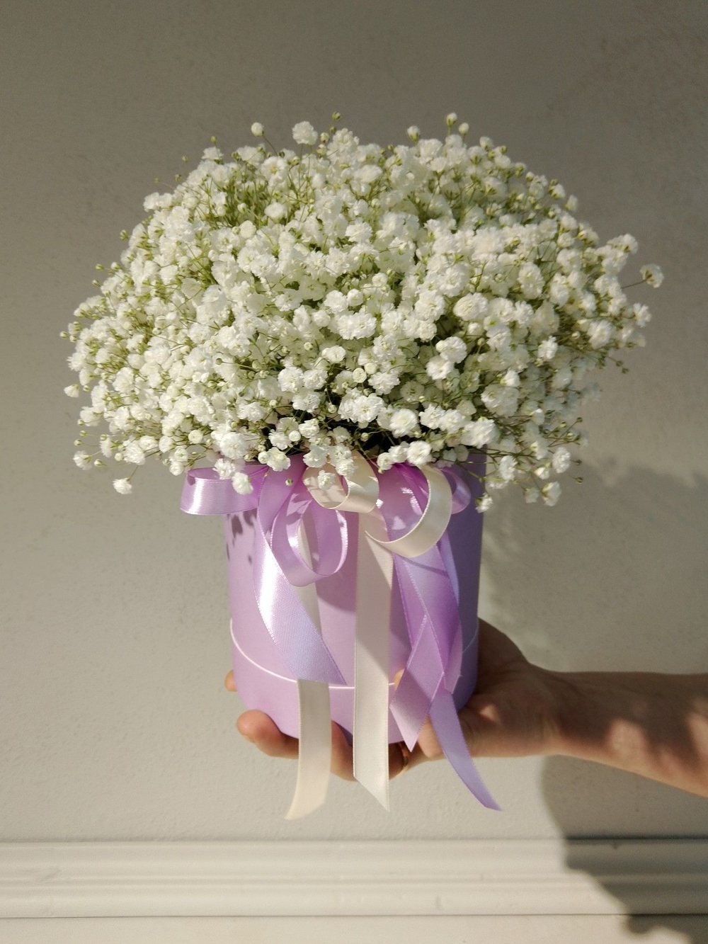 Трендовая гипсофила в разноцветной гамме (КМ0001)