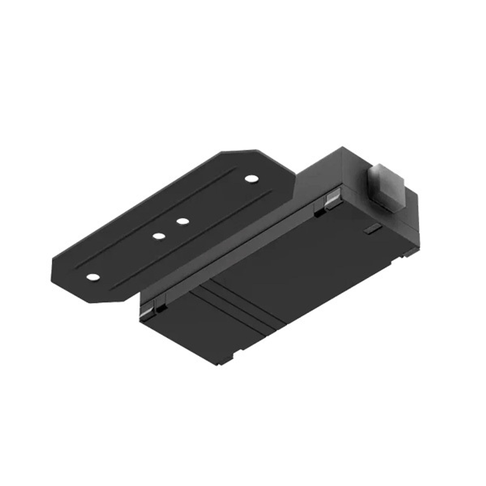 Трековый прямой коннектор 220V, чёрный