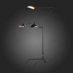 SL305.405.03 Торшер ST-Luce Черный/Черный, Белый E27 3*60W