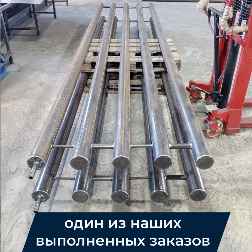 Регистр отопления РСП-2x219x5,0-3000 двухрядный секционный с плоскими заглушками