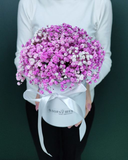 ЦВЕТЫ В КОРОБКЕ