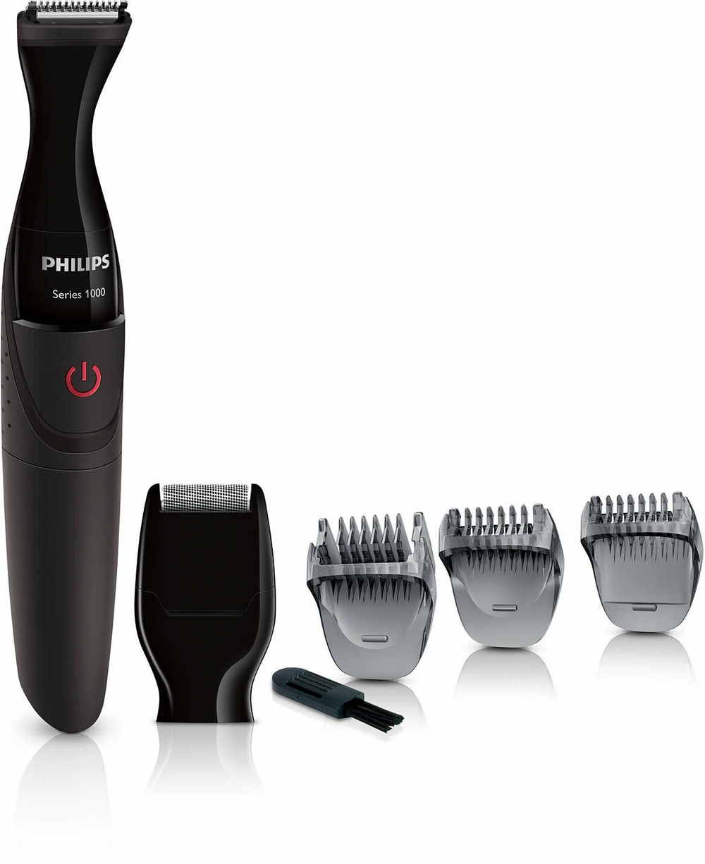 Точный Стайлер (Триммер) для бороды Philips MG 1100/16, Черный