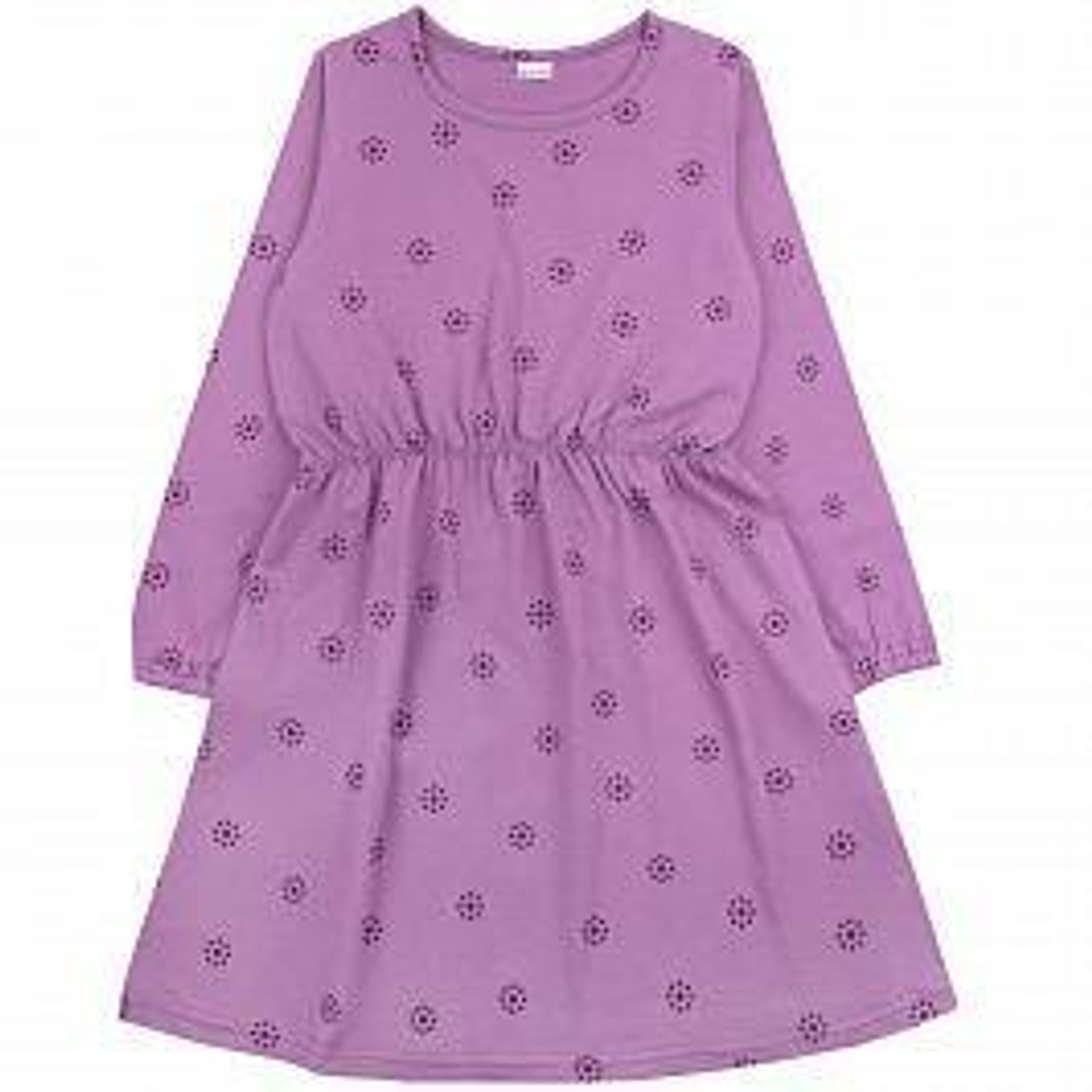 Платье кулирка 1420100302 р.92-98 цв.сиреневый (Юлла)