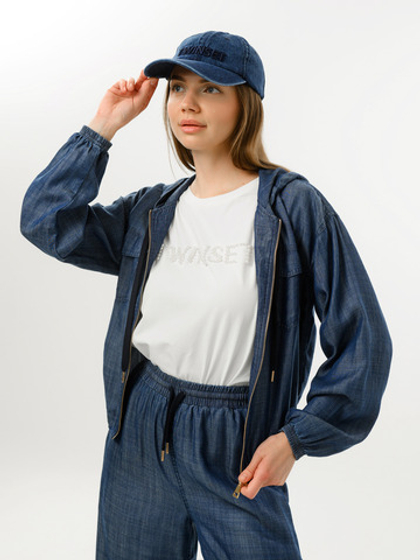 TWINSET Куртка из легкого денима