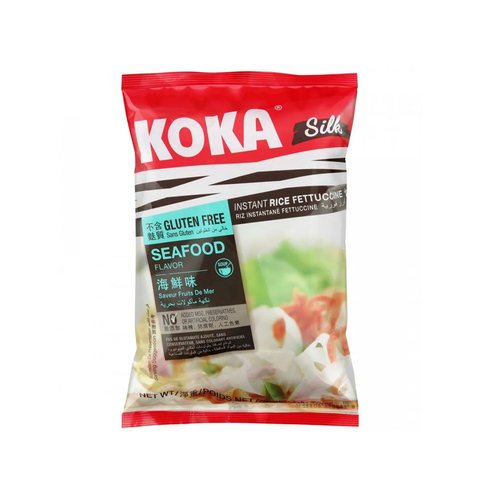Лапша KOKA Silk со вкусом морепродуктов 70 г 3 шт
