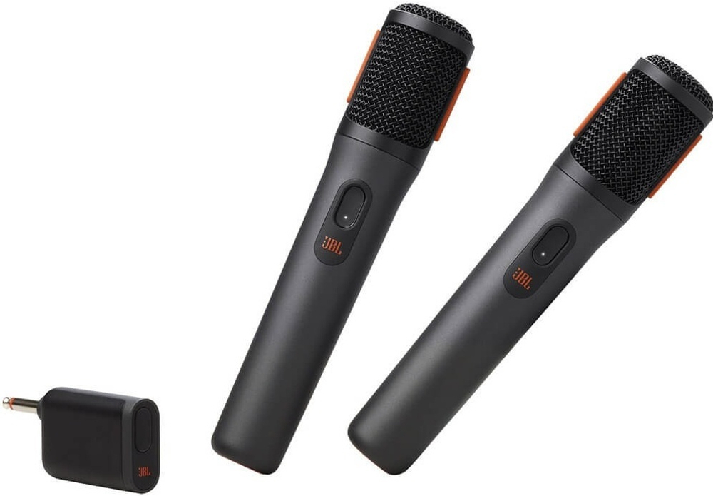 Радиосистема с двумя микрофонами JBL PartyBox Wireless Mic, черный