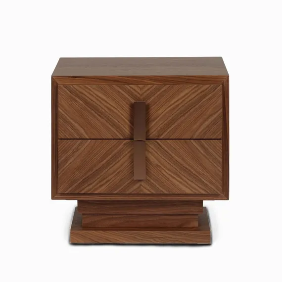 Прикроватная тумба Alpi 60х41 см, шпон ореха