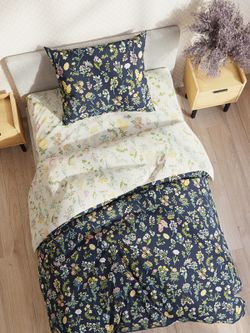 Постельное белье бязь Сказка "Ботаника/Ботаника" 1,5-сп Наволочка 50x70 см 1 шт Простынь 150x215 см Пододеяльник 145x215 см