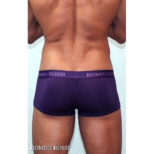 Мужские трусы хипсы баклажановые  Romeo Rossi Comfort Boxer Brief RR5001-05