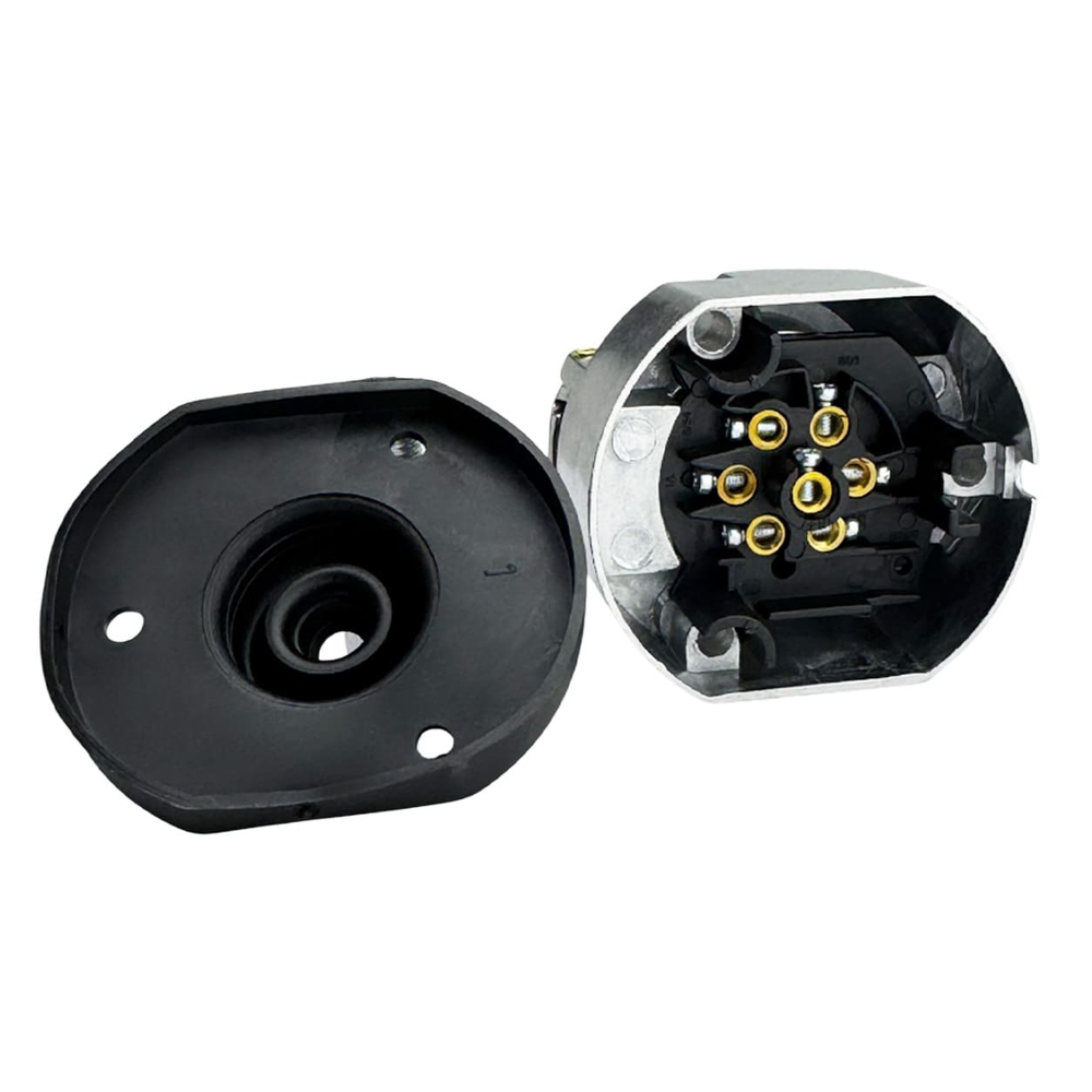 Розетка влагостойкая 7pin 12V TM3000 (металл) Trailercom