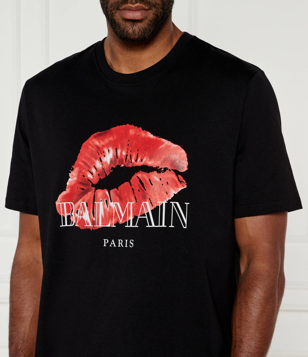 Футболка Balmain - черный(DH0EG010 GE10)