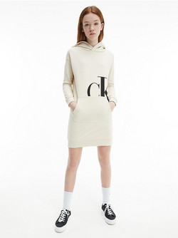 Платье MINI MONOGRAM CK HOODIE DRESS