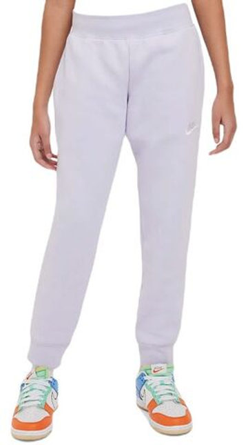 Брюки для девочки Nike Sportswear Fleece Pant LBR - oxygen purple/white