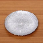 Тарелка 20см «Нимфа» серебро