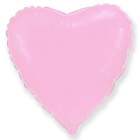 Сердце 18" Розовый / Pink Fm