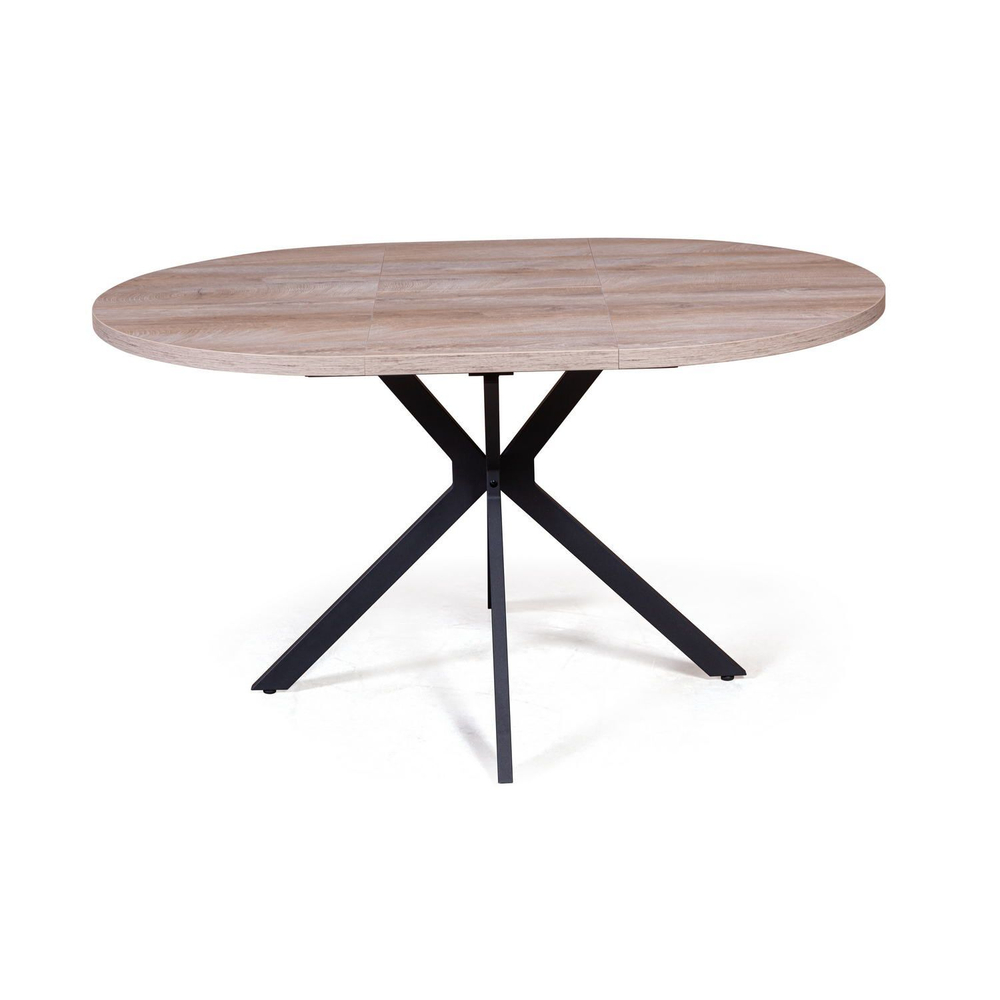 Стол круглый Vegas раздвижной (100+40) дуб эндгрейн