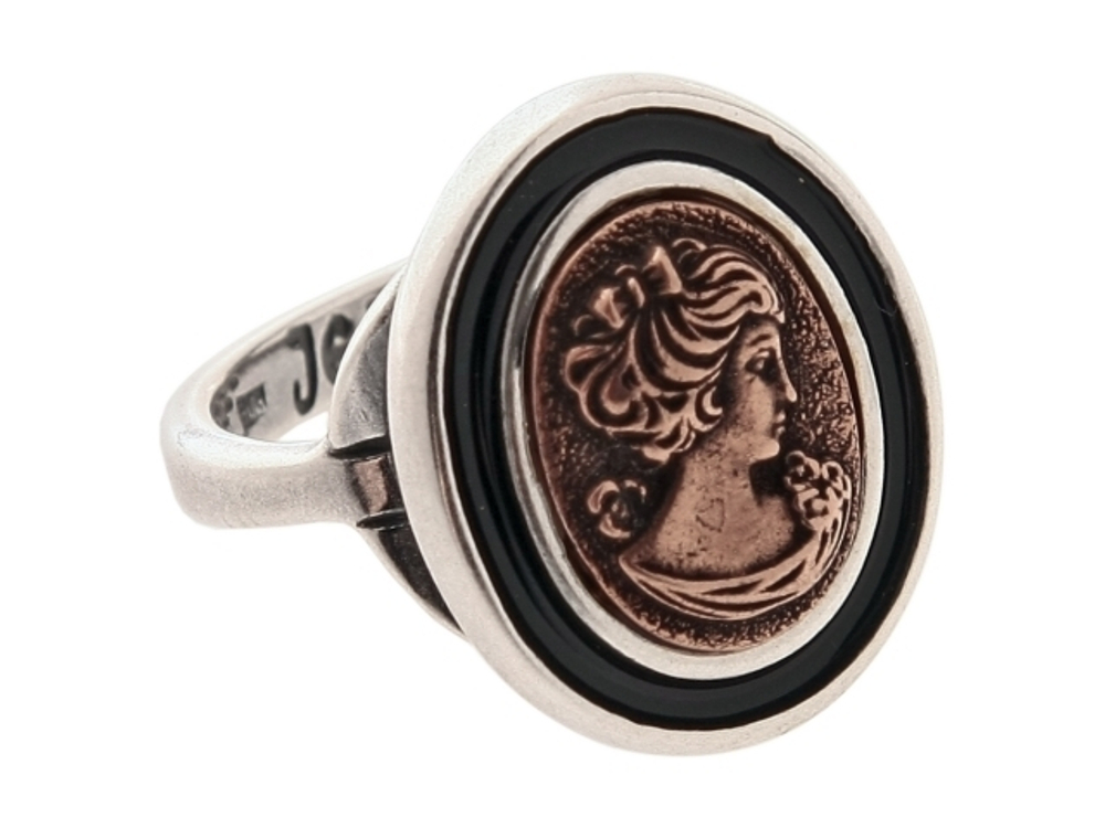 "Алевтина" кольцо в медном покрытии из коллекции "Пальмира" от Jenavi