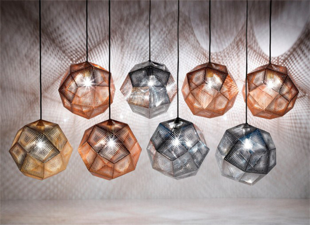 Pendant design lamp  Etch by Tom Dixon (Gold)