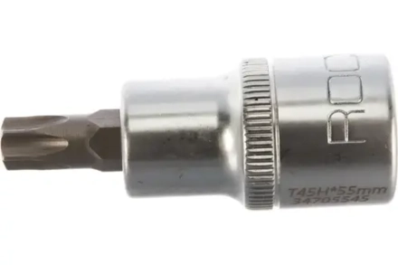 Головка-бита TORX T45 с отверстием 1/2" (L-55мм) ROCKFORCE RF-34705545