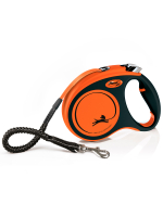 Поводок-рулетка Flexi XTREME M. Лента 5 м. для собак до 35 кг. Оранжевый