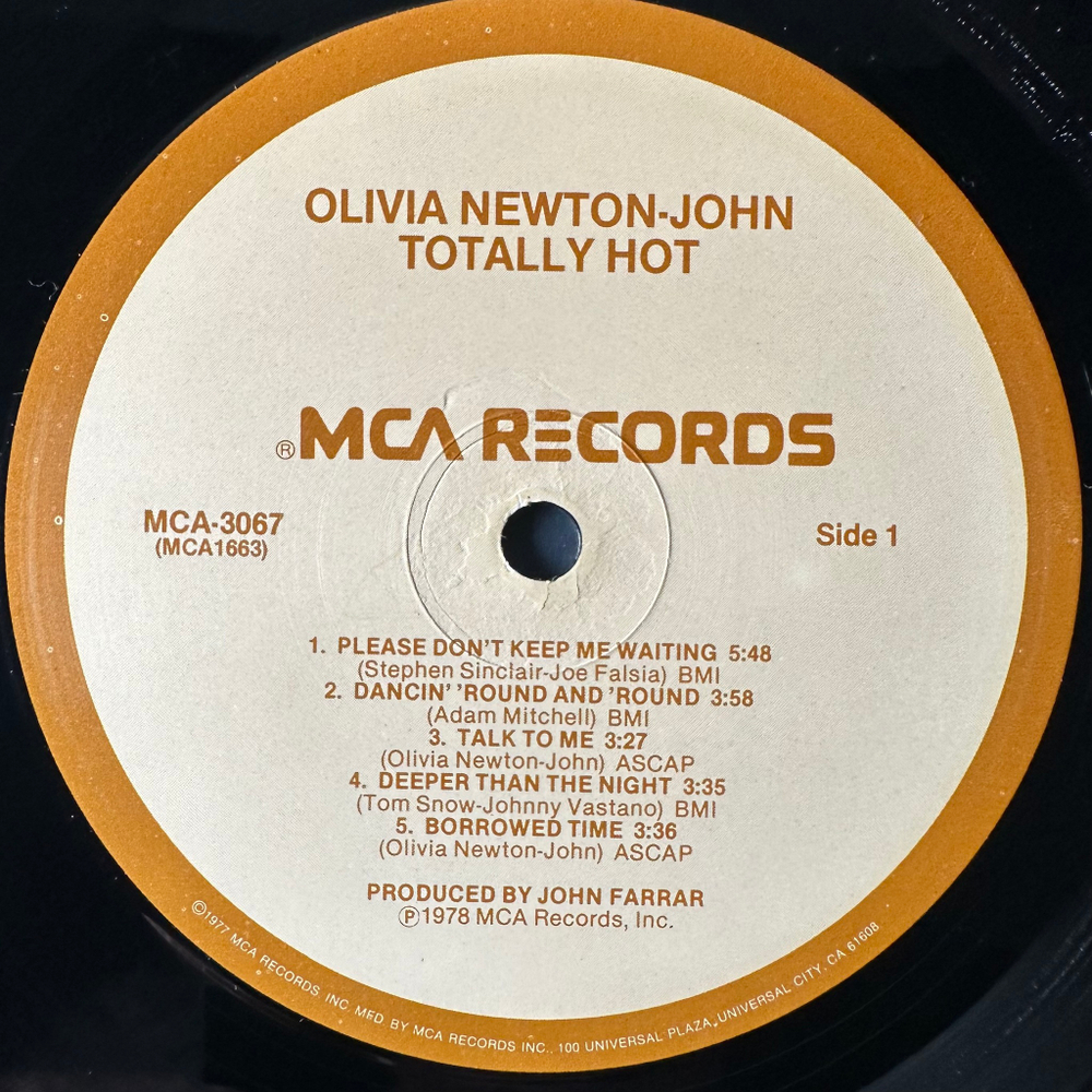 Olivia Newton-John ‎– Totally Hot (США 1978г.)
