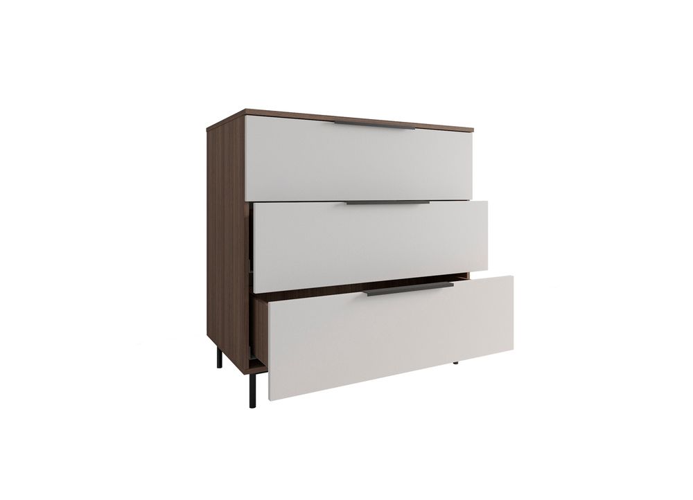 МС Роза Комод 900 Орех Франклин/Ройс Бежевый скин