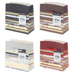 GAEM Пакет подарочный S (бумага 230г/м2, блок микс 12шт), L23 W11 H23 см, 4в.