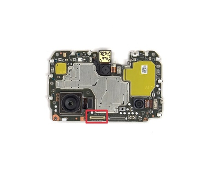 Honor X9b (ALI-NX1)
- FPC коннектор дисплея (на плату)