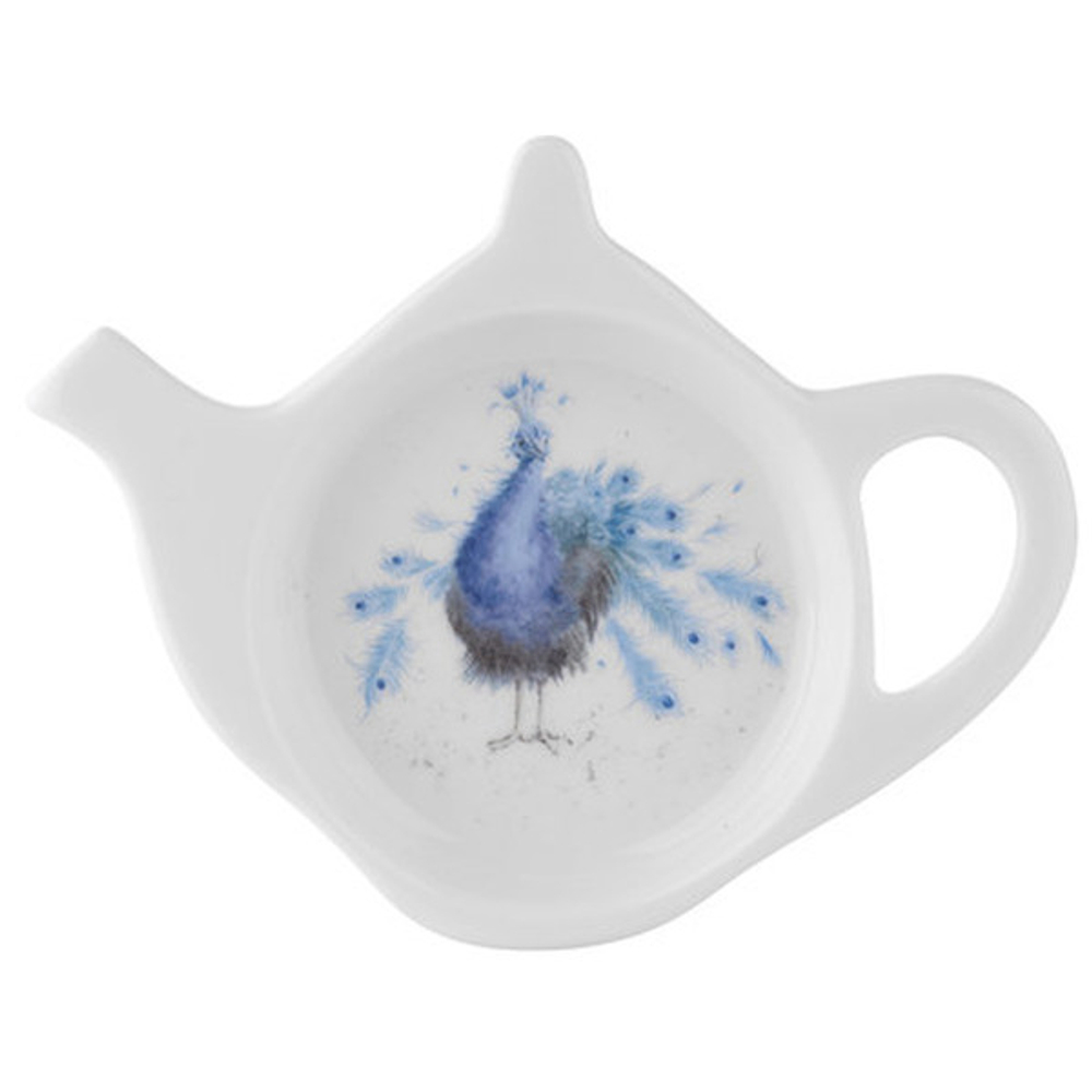 Подставка для чайного пакетика 13см Забавная фауна Павлин Royal Worcester