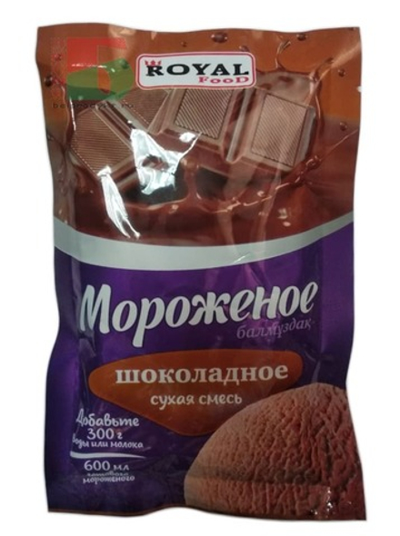 Мороженое Шоколад сухая смесь 100г. Royal Food
