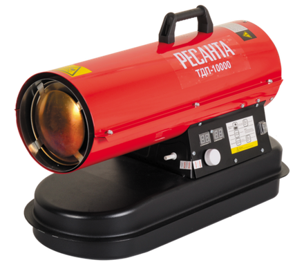 Тепловая пушка дизельная Ресанта ТДП-10000 - прямого нагрева / 10 кВт