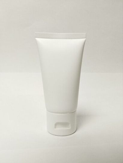 Тюбик 50мл пластик белый с откидной крышкой
