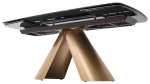 Стол М-City DISAUR Кальдерон (Calderon) 180 Кордильеры (Gloss Grand Cordillera), Бронзовый Винтажный