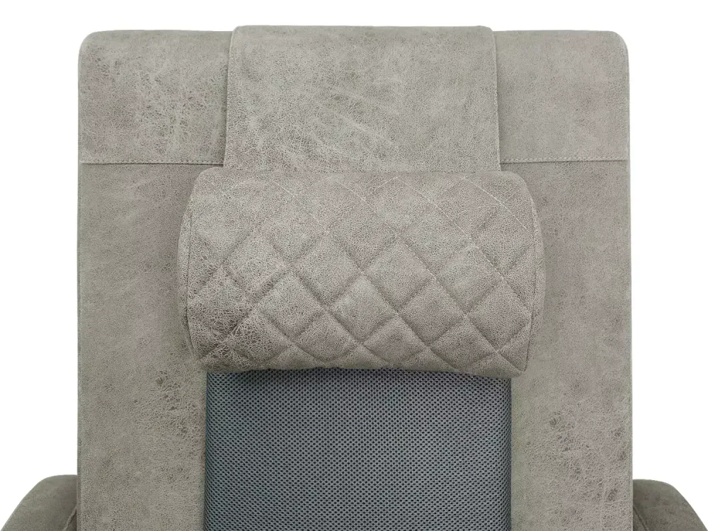 Массажное кресло реклайнер с подъемом FUJIMO LOUNGE UP F7003 VLFL Mouse,  Ivory,